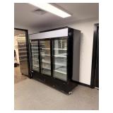 VORTEX 3 GLASS DOOR FREEZER - MODEL: VA-3GDF-B
