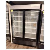 VORTEX 2 GLASS DOOR REFRIGERATOR - MODEL: