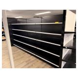 SECTION OF BLACK GONDOLA SHELF  - DOUBLE SIDED