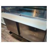 BEVERAGE AIR SS 2 DOOR BAIN MARIE WITH POLYBOARD