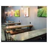 HIGH TOP DINING ROOM TABLES- ASSORTED SIZES