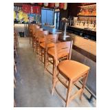 WOODEN BAR STOOLS