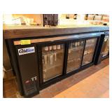 COLDLINE 3 SLIDING GLASS DOOR BAR BACK