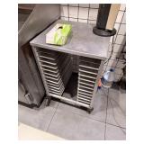 HALF SIZE BAKERS RACK ON CASTER