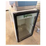 TRUE TROPICANA SINGLE GLASS DOOR MINI FRIDGE