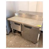 SS 2 DOOR PIZZA PREP LOWBOY