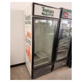 TRUE TROPICANA SINGLE GLASS DOOR REFRIGERATOR