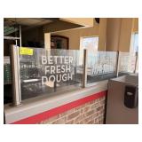 SECTION OF SNEEZE GUARD