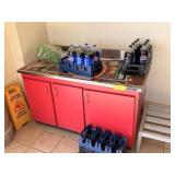 SS TOP 3 DOOR CABINET