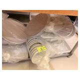 ASSORTED WHITE MELAMINE DISHES