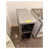 SS CABINET W UNDER SHELF