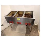 COOK RITE 3 BAY STEAM TABLE