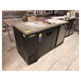 EVEREST SINGLE DOOR KEGURATOR W GLASS DOOR LOWBOY