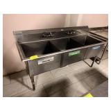 3 BAY SS SINK