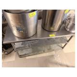 SS DOUBLE UNDERSHELF TABLE