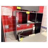 WOODEN COUNTER SHELF