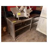 SS CABINET W DOUBLE UNDERSHELF