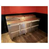 COOL TECH 6 DRAWER PIZZA PREP BAIN MARIE