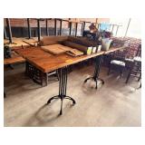 HIGH TOP WOODEN TABLES