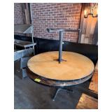 ROUND WOODEN COMMUNITY TABLES