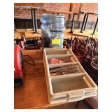 LOT OF SILVERWARE / ICE BUCKET