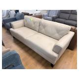 Abbyson Savannah Top Grain Leather Loveseat with