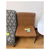 Room Essentials Stackable Chair KD Faux Leather