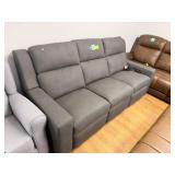 Abbyson Leather Power Reclining Sofa