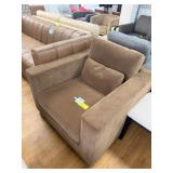 Abbyson Elliot Fabric Chair - Brown