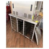 SS TABLE W PAN SLIDES