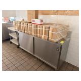 SS 2 SILDING DOOR CABINET