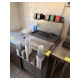 SODA DISPENSER W CUP HOLDER