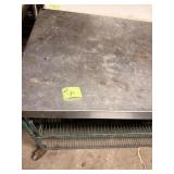 SS TABLE W METRO UNDER SHELF