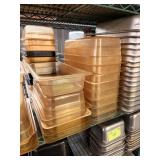 CAMBRO 1/3 FOOD INSERTS - ASSORTED