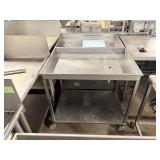 SS TABLE W DRAIN HOLE