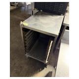 SS CABINET W SPEED RAILS ON CASTER