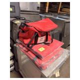 RUBBERMAID RED DELIVERY BAGS