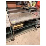 SS TABLE W METRO UNDER  SHELF