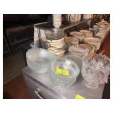 ASSORTED GLASS DISHES