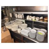 WHITE DISHES - ASSORTED