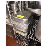 HALF SIZE SS FOOD PANS - ASSORTED