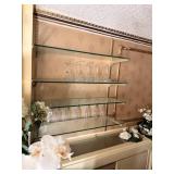 BAR WALL SHELVES - GLASS