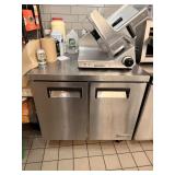 COLDLINE SS 2 DOOR LOWBOY REFRIGERATOR - MODEL: