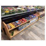 WOODEN FLOOR MERCHANDISE RACK