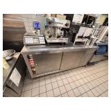 SS 2 SILIDING DOOR DISH CABINET