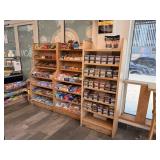 WOODEN SHELF MERCHANDISER
