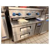 ATOSA SS 2 DRAWER REFRIGERATED GRILL STAND