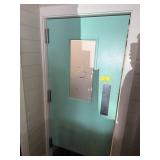 KITCHE GREEN SWING DOOR