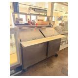 BEVERAGE AIR SS 2 DOOR BAIN MARIE REFRIGERATOR -