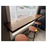 SOUTH AMERICAN MAHOGANY BAR TOP - 83 INCH X 15